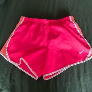 I’m selling a pair of hot pink nike shorts